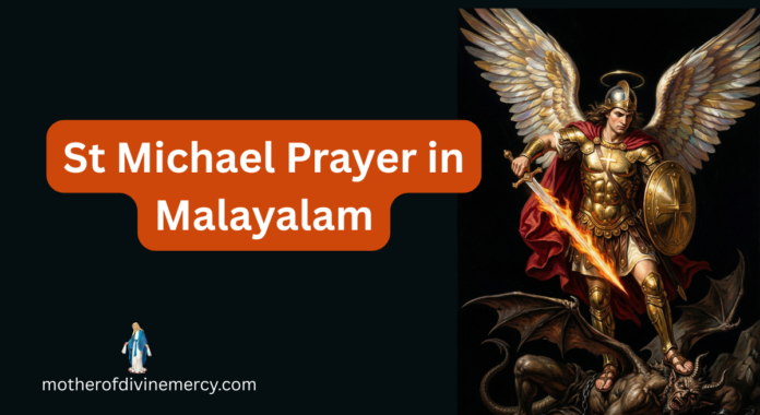 St Michael Prayer in Malayalam